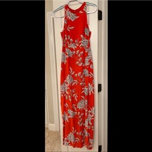 Yumi Kim silk red maxi dress